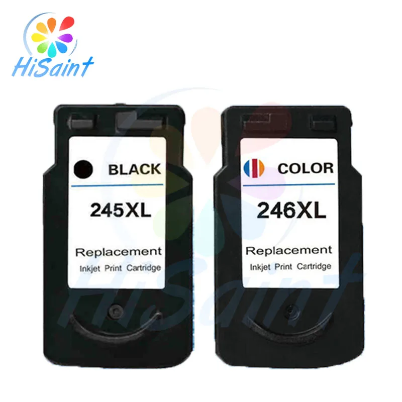 hisaint for Canon 245 246 PG245 CL246 Ink Cartridge For MG2450 MG2520