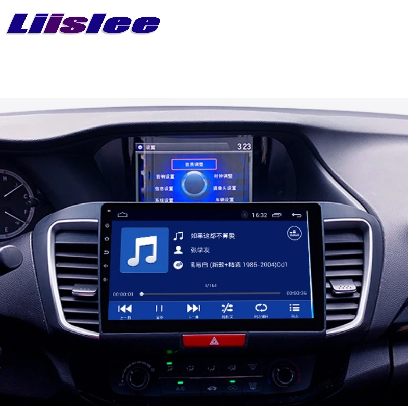 Discount For HONDA For Accord 9 2.0L 2.4L 2013~2017 LiisLee Car Multimedia GPS Audio Radio Stereo Original Style Navigation NAVI MAP 2