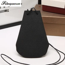 Fashion Cell Phone Bags With Lichee Pattern For Women PU Leather Women Mini Messenger Bags Female Solid Small Shoulder Bags