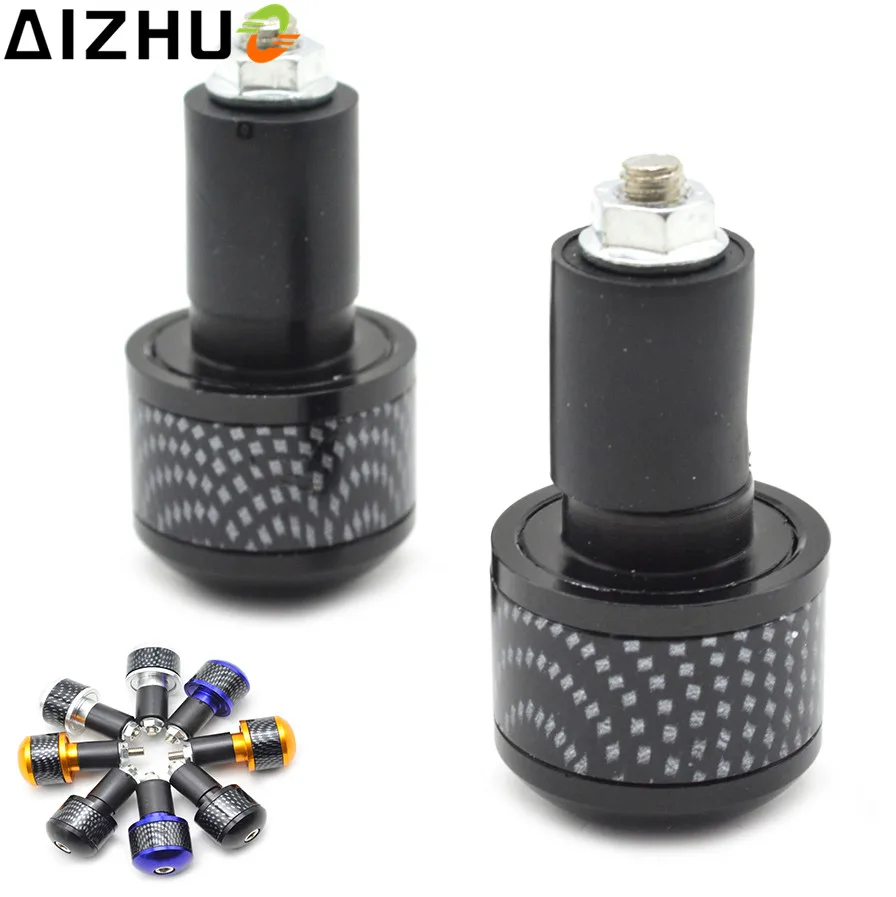 Universal Motorcycle Handle Bar End Plug Motor Metal 7/8