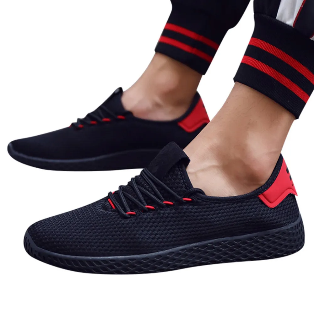 2019 Men's summer running mesh sneakers students breathable sports and leisure shoes  for male comfortable sneakers homens 40 (7)