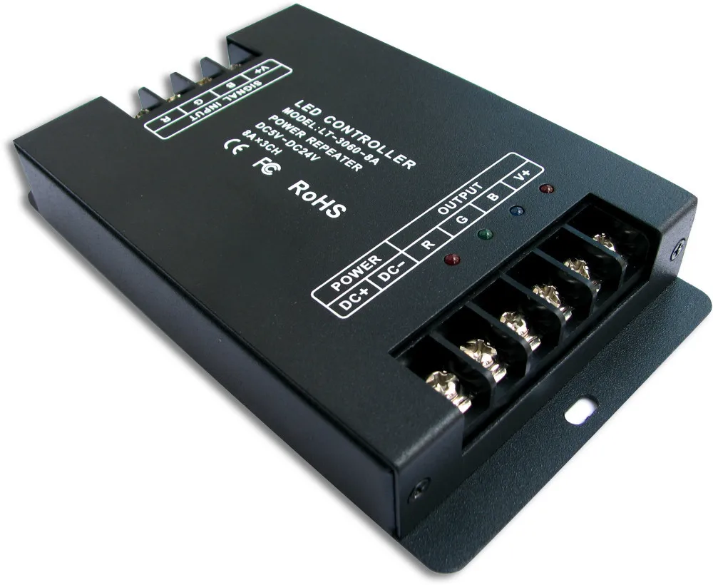 

LT-3060-8A;LED CV Power Repeate;DC5-24V input;8A*3CH output