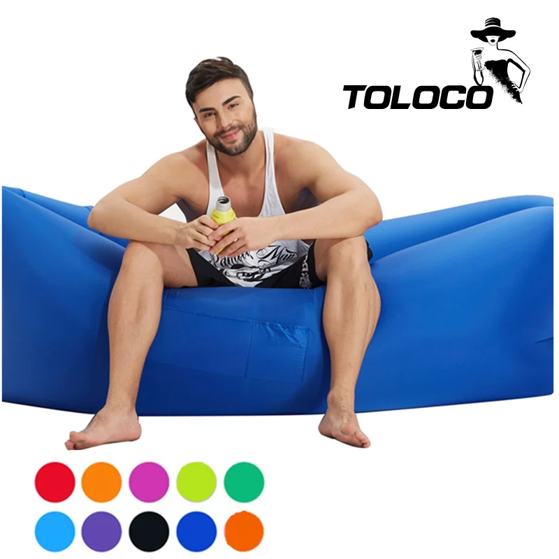 Fast Inflatable sleeping air bed hangout Air Sleep Hiking Camping Bed