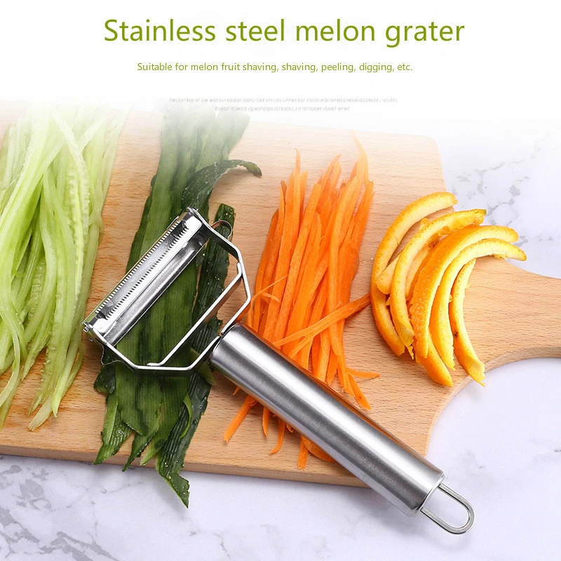 Stainless Steel Potato Peeler Carrot Grater Julienne Fruit Vegetable Cutter Tool