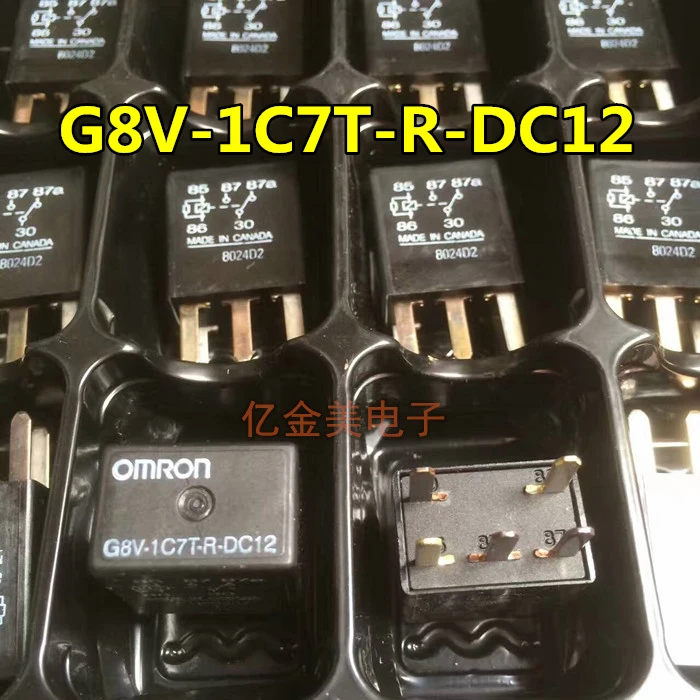 G8V-1C7T-R-DC12 реле 12VDC 5-контактный G8V-1C7T-R DC12V