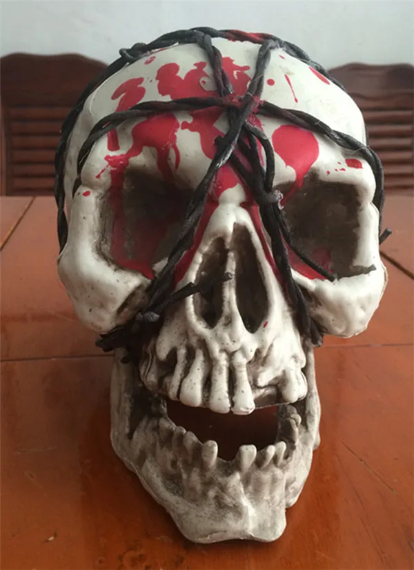 Scary Skeleton Heads Figure Halloween party supply gifts - Buyers Show 12