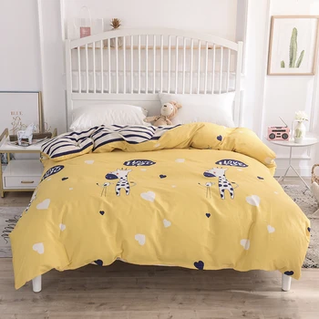 

High Quality Bedding Set 100% Cotton Duvet Cover Quilt Cover Comfortable Bed Set Twin Full Queen King Size Free Shipping