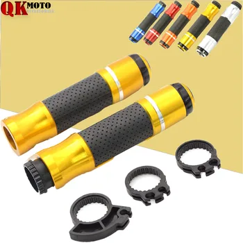 

For Honda Kawasaki Ducati Aprilia Piaggio Benelli Yamaha Suzuki ATV 7/8" 22mm Motorcycle Hand Grips Handle Rubber Gel Universal