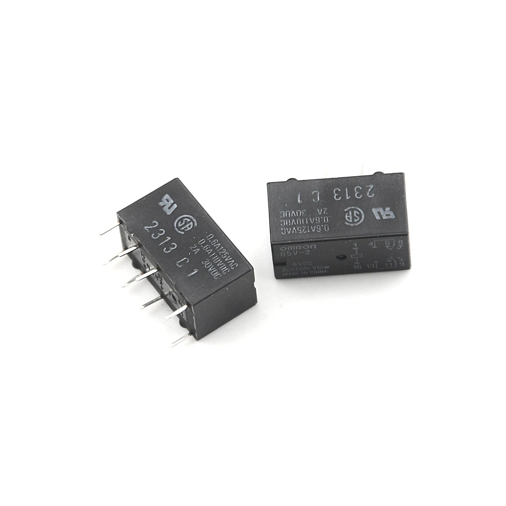 5 шт./лот оптовая продажа G5V 2 12VDC OMRON Реле мощности 2A 250VAC 8pin DC 12V DC12V сигнала realys|Реле|
