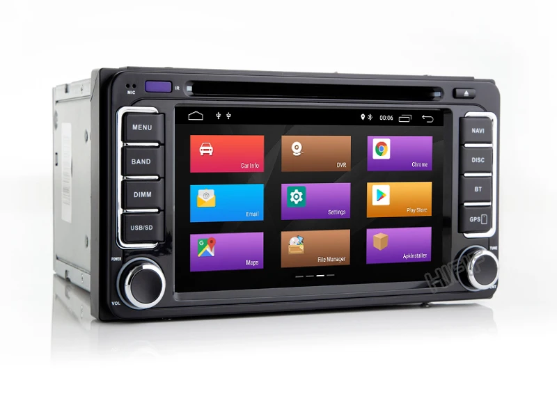 Excellent 2 din 6.95 inch 200*100 Car DVD player GPS+BT+Radio+Touch Screen+car pc+aduio+Stereo+Video For Toyota Hilux VIOS Camry Corolla 7