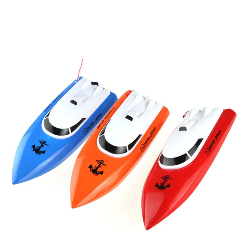 Rc Speed Boat Remote Control Mini Plastic Waterproof Racing Boat