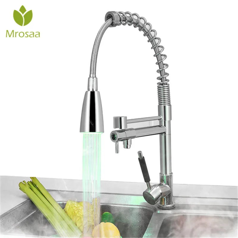 

1 Pcs LED Temperature Sensor Tap Spray Nozzle Water Faucet Glow ABS 3 Color Changing Aerators for Kitchen Bathroom Basin Faucets
