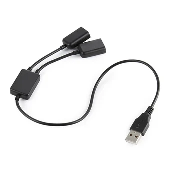 

CY Chenyang USB 2.0 Dual Ports Hub Cable Bus power For Laptop Macbook Notebook PC & Mouse & Flash Disk