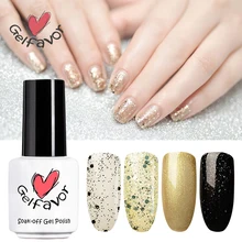 Gelfavor 7 мл чистый цвет серии No.1467-1864 цветов замочить от УФ лак для ногтей УФ светодиодный гель лак