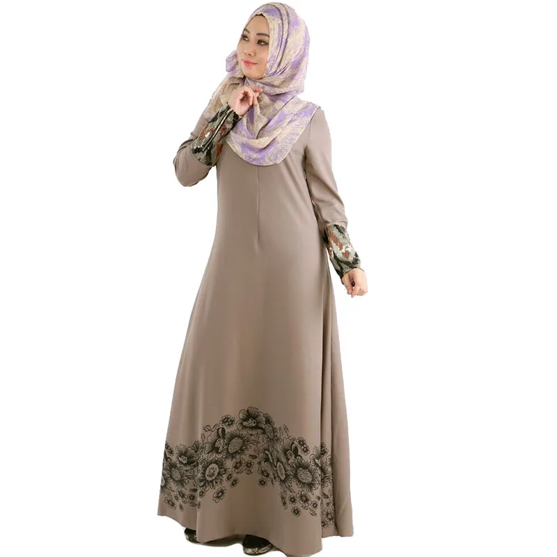 Мусульманское исламское платье Абая Дубай платья-кафтаны Абая для женщин Baju Wanita халаты Femmes Musulmane klemische Kleid