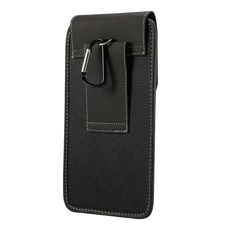Universal Pouch Holster Case Rugged nylon belt loop clip Fits For SAMSUNG For iphone cover case for OnePlus 6 5T 6T XS MAX Nokia