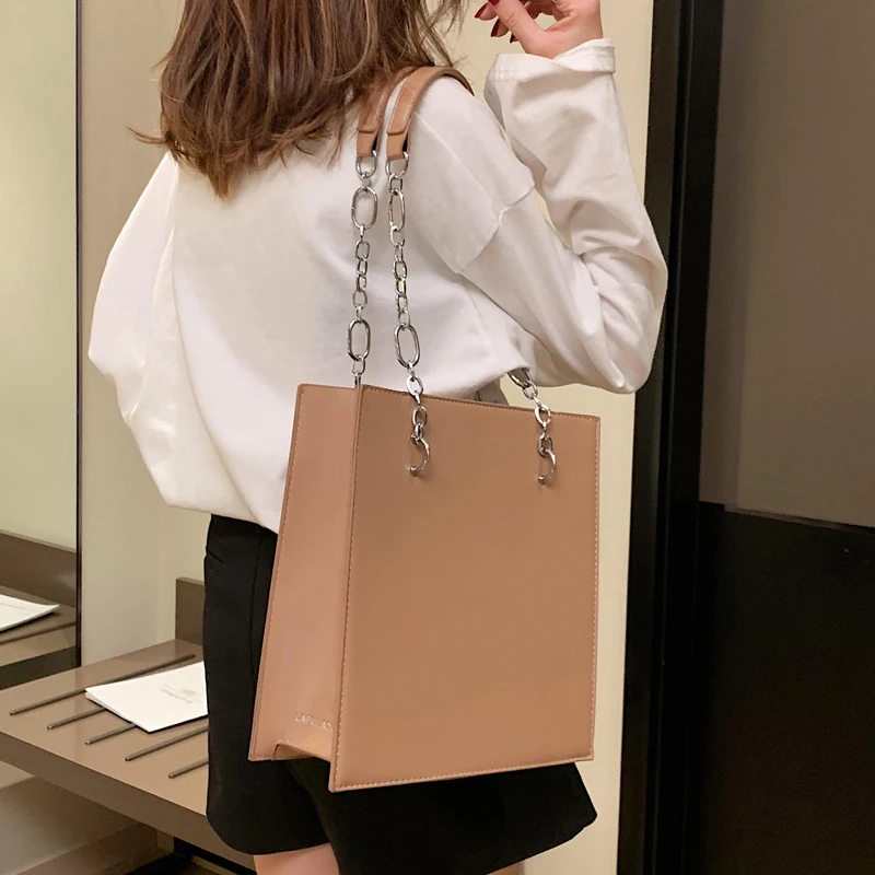 

New Women Casual Style Handbag Female Luxury Chains Bags Sequined Zipper Messenger Bag Quality Pu Leather Tote Bolsa Feminina