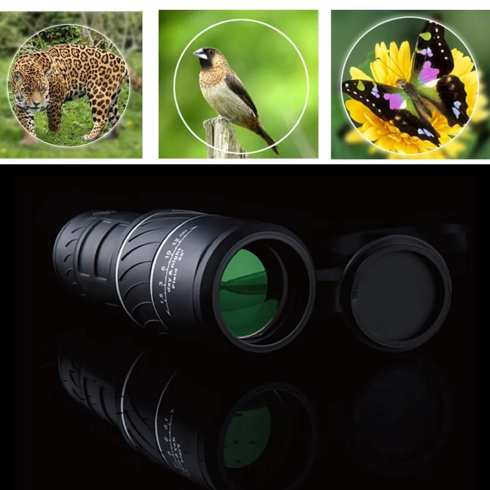 PANDA Day Vision 40x60 HD оптический Монокуляр охотничий кемпинг туристический телескоп автомобильный Стайлинг Универсальный
