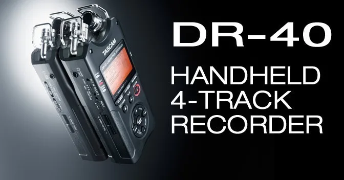 Горячая Tascam dr-40 ручной цифровой диктофон профессиональная записывающая ручка бренд акции