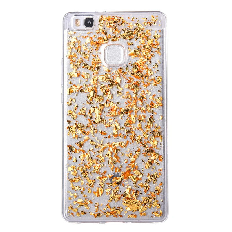 Glitter shining flakes silicone case huawei P9 Lite,P10 Lite (5)