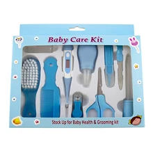 10 шт./компл. креативный изысканный детский набор для ухода за здоровьем новорожденных ногтей щетка для волос Очиститель носа Детский комплект для ухода