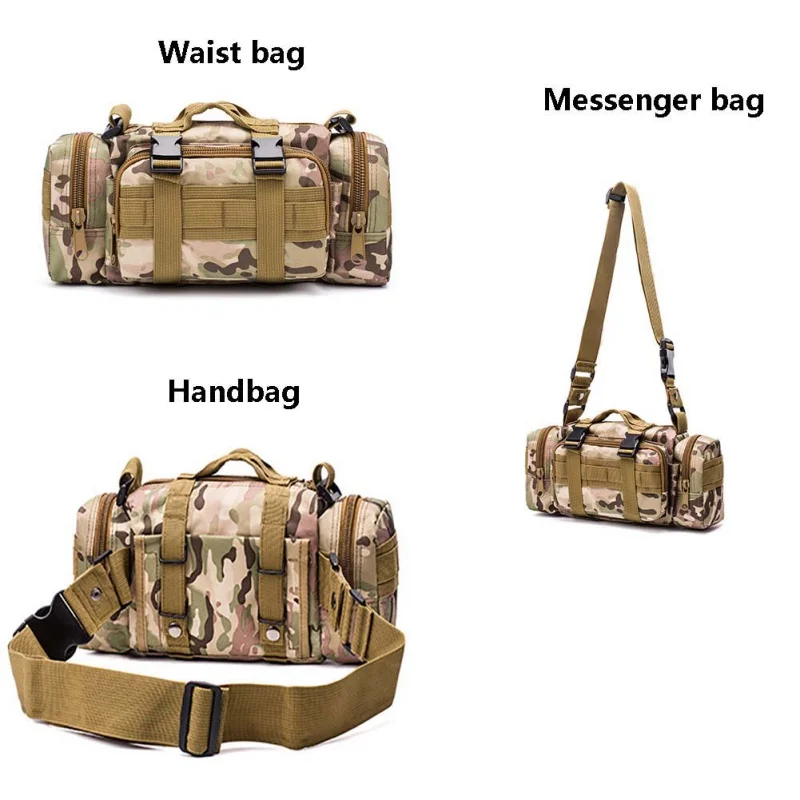 Наружная Военная Тактическая нейлоновая поясная сумка, водонепроницаемый походный рюкзак, сумка в стиле милитари