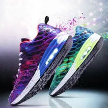 Г., весенняя женская обувь для любителей спорта, новая Студенческая обувь для любителей спорта с воздушной подушкой, камуфляжная сетчатая повседневная женская обувь