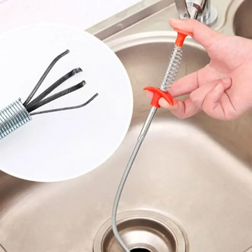 

Sewer Cleaning Tool Home Bendable Sink Tub Toilet Dredge Pipe Tools Bathroom Kitchen Tool