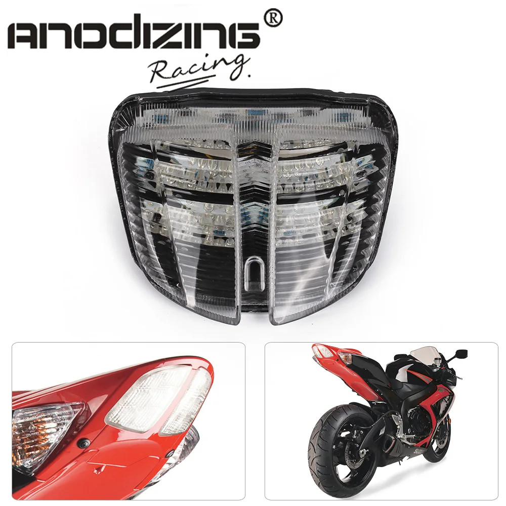 Motorcycle Tail Light LED Integrated Signal for SUZUKI GSX R600 06 07