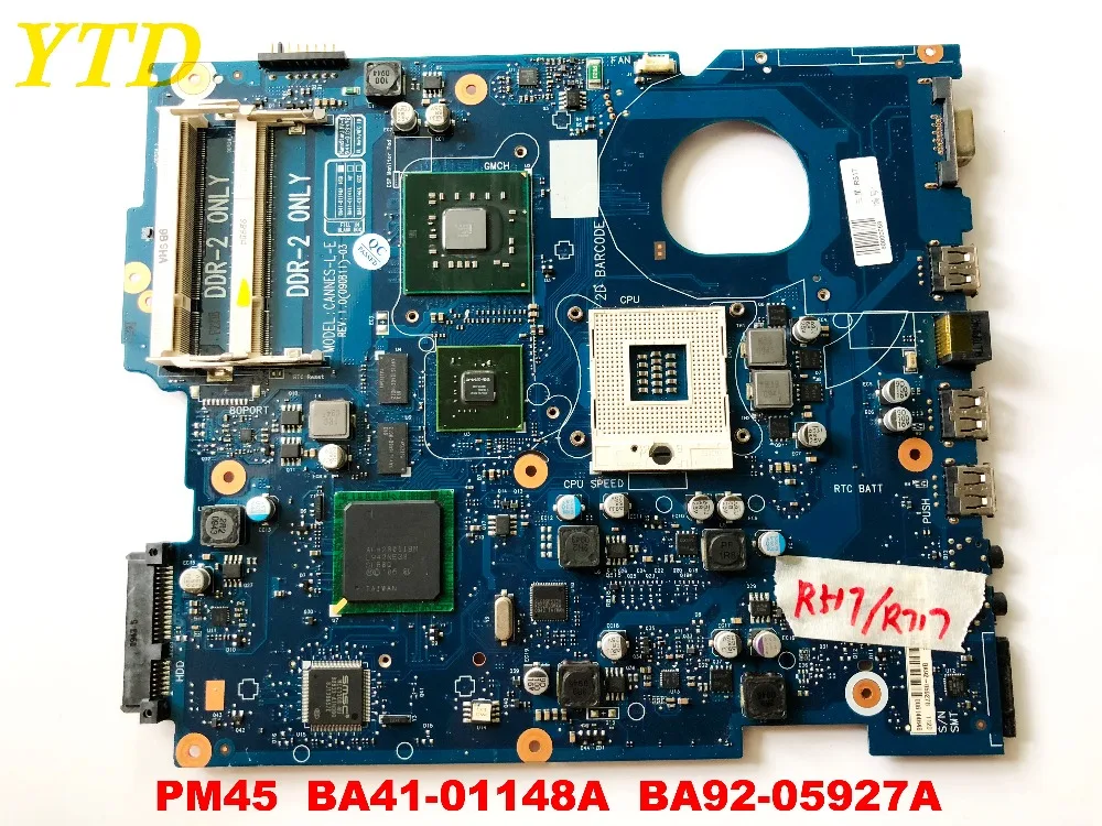 Оригинальное для SAMSUNG R517 R519 R717 R719 Материнская плата ноутбука PM45 BA41-01148A BA92-05927A