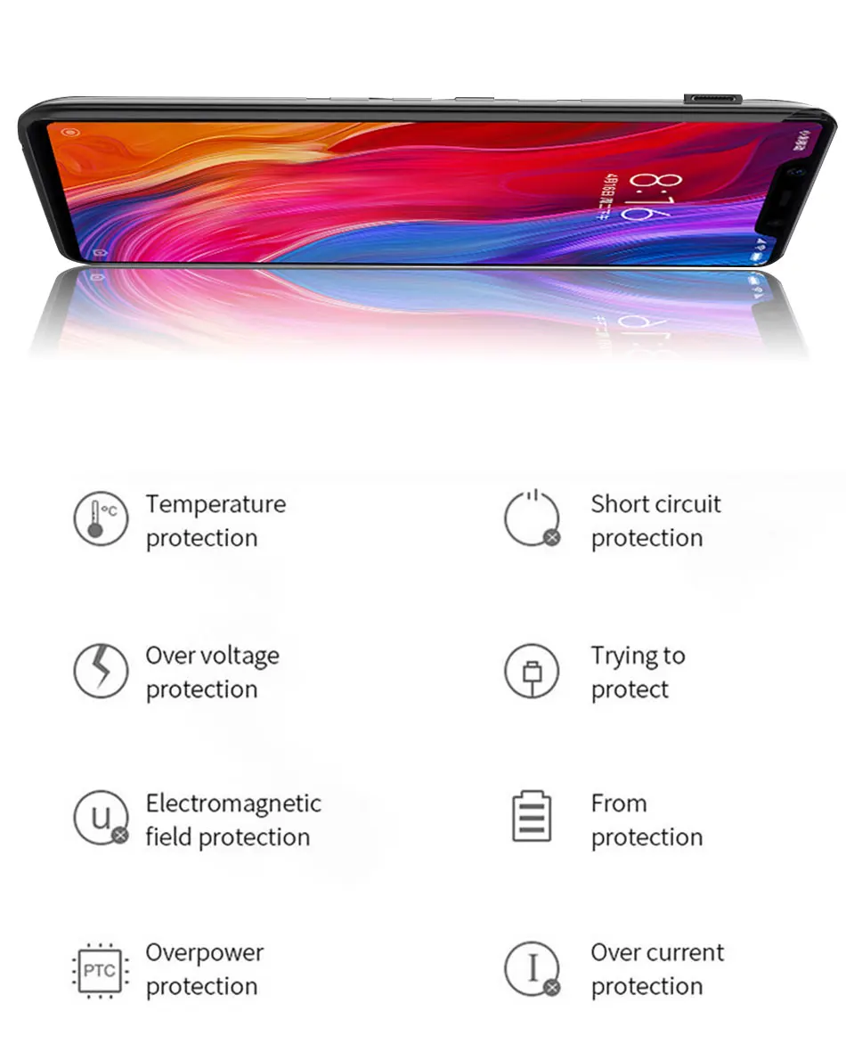 6800 мАч чехол для зарядного устройства для xiaomi mi 8 чехол-батарея для телефона для xiaomi 8 SE чехол для внешнего аккумулятора внешний аккумулятор Зарядка телефона