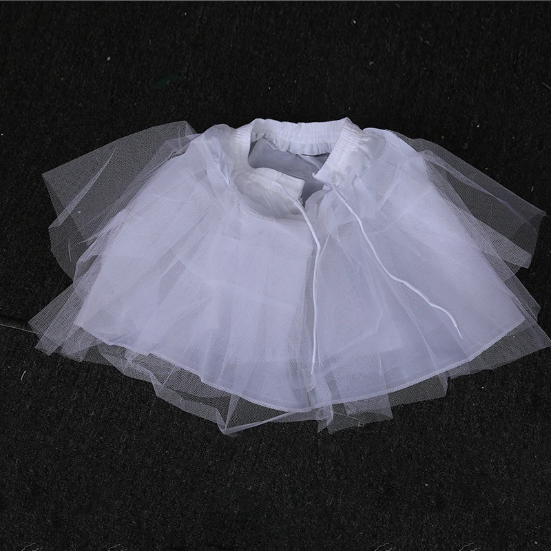Короткая Тюлевая балетная юбка-пачка с пузырьками, белоснежный Лотос, женское мини-платье, Нижняя юбка для свадебного платья