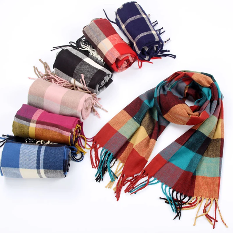 8 Colors Children's Scarves Solid Colors Stylish Soft Kids Girls Baby