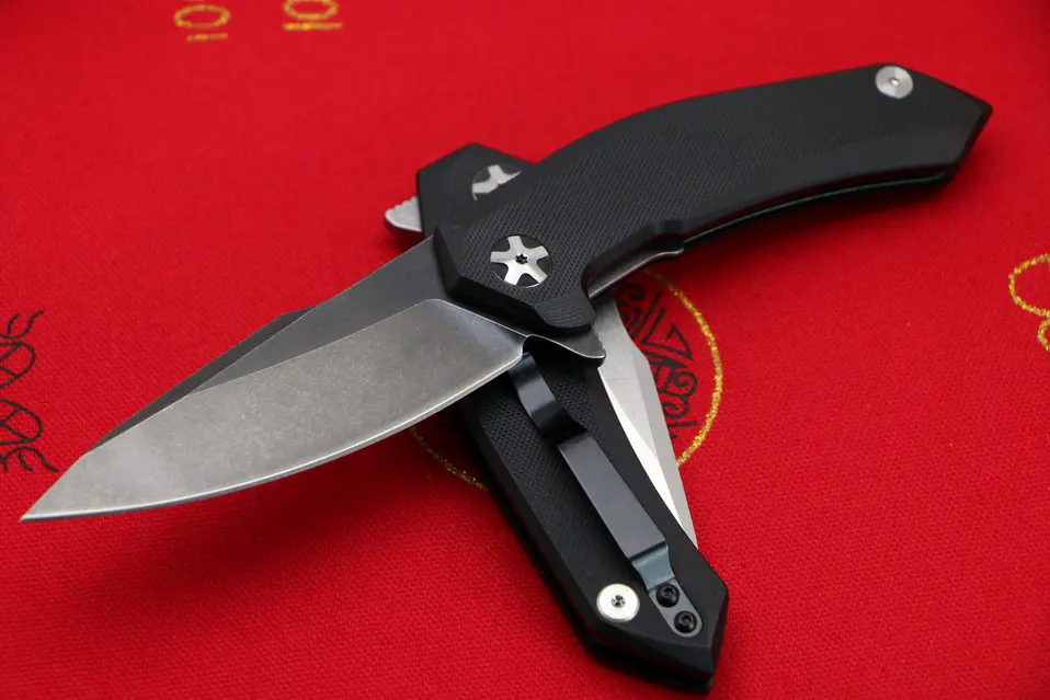 LOVOCOO ZT0095 высокое качество 9CR18MOV лезвие G10 Ручка Открытый Флиппер складной нож Кемпинг Охота Карманные Подарочные Ножи EDC инструменты