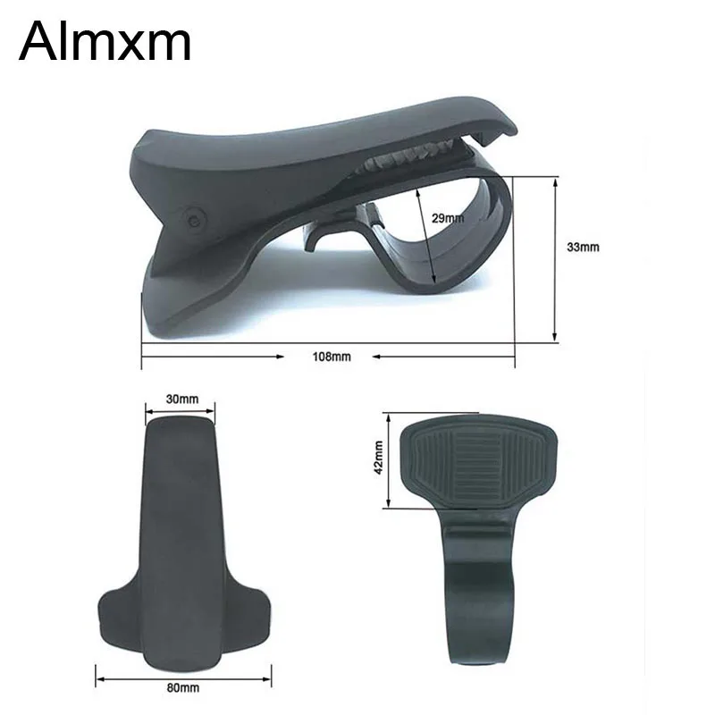 Almxm универсальная подставка под крокодиловую челюсть с удобным зажимом, классическая черная подставка для мобильного телефона, приборная панель, автомобильная подставка, кронштейн для смартфона