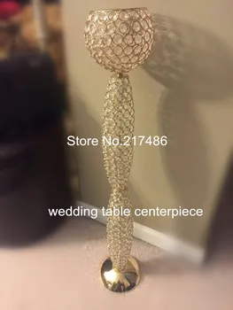 

Free Ship, Crystal Wedding Centerpiece, Crystal Beaded Pillar, Wedding Decor