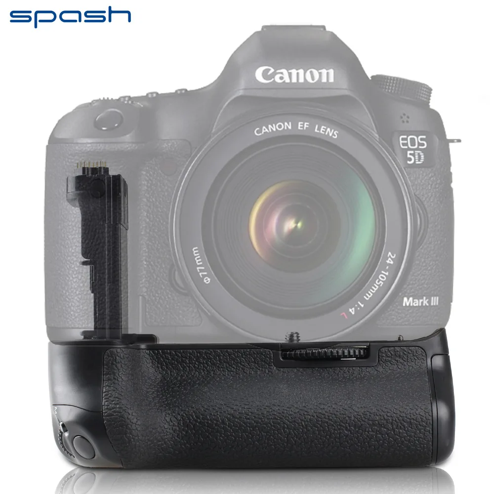 Ручка батареи spash для камеры Canon 5D Mark iii 5D3 5D III 5DS 5DSR Замена BG-E11 держатель батареи мульти-мощности работает с LP-E6