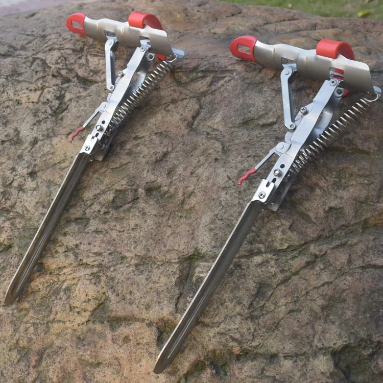 Ferramentas de Pesca Nova Geração Primavera Ventress Inoxidável Automático Titular Útil Mar Pesca Montagem Enfrentar Aço