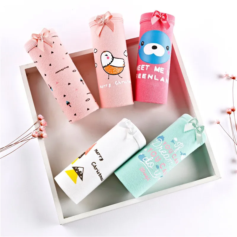 

Teenage Cartoon Panties Young Girls Cotton Underwear Children Breathable Panties Teenage Girls Briefs Majtki Dziewczynka