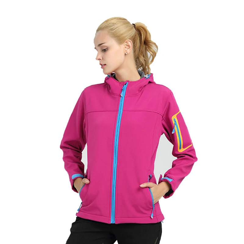 

Female Trekking Hiking Outdoor Sport Softshell Jacket Women Windstopper Camping Jaqueta Feminina Climbing Water Resistant Coat