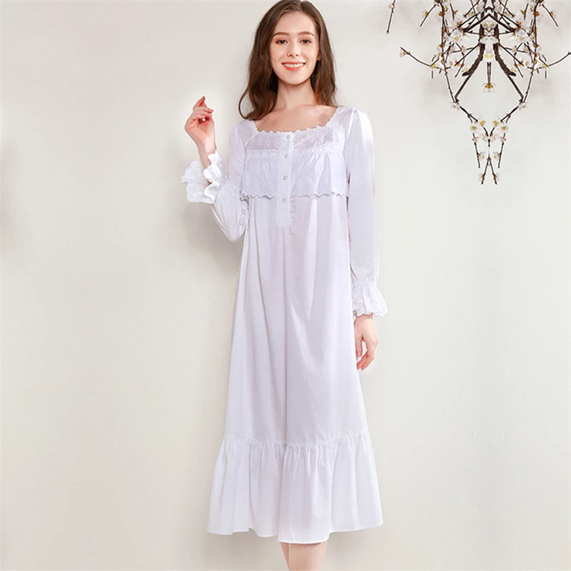 Женский хлопковый Халат Chemise ночная рубашка для медового месяца домашняя одежда