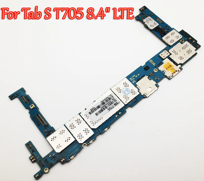 

Tested Full Work Unlock Motherboard For Samsung Galaxy Tab S T705 8.4" LTE Logic Circuit Electronic Panel From Original Phone
