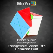 MOYU Fisher Skewb магический куб, профессиональный скоростной головоломка, куб, развивающие игрушки, подарки для детей, интеллектуальное развитие