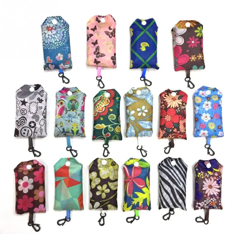 

Women Folding Shopping Bag Large Capacity Print Shoulder Bag Market Beach Holiday Fashion Bag Randomly Color