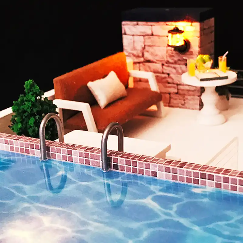 diy miniature swimming pool