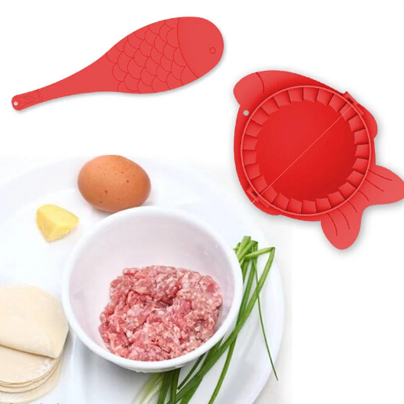 

Food Grade Plastic Fish Shape Dumpling Maker Dough Cutter Pie Ravioli Dumpling Mould Kitchen Pastry Tools Accessories 997326