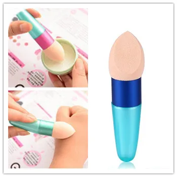 

Sponge Make Up Brush Smooth Powder Puff Liquid Cream Foundation Concealer Cosmetic Makeup Brushes Tools 1pc Color Random
