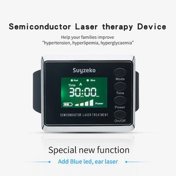 

Wrist Diode Low Level Laser Therapy LLLT for Diabetes Hypertension Treatment