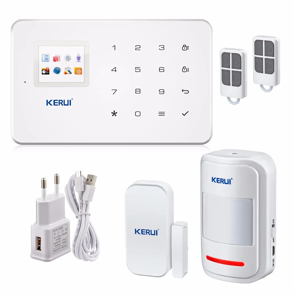 KERUI G18 Super Thin GSM Alarm Systems Android IOS APP Alarms Home Security System
