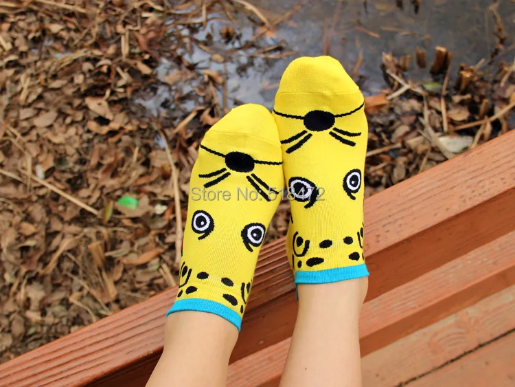 Супер крутые 3D носки до щиколотки с рисунком из мультфильма летние крутые носки-башмачки для женщин удобные дышащие мягкие хлопковые носки
